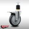 Service Caster 5'' SS Thermoplastic Rubber Swivel 1-7/8'' Expanding Stem Caster Total Lock Brake SCC-SSEXTTL20S514-TPRB-178 - alternate 2
